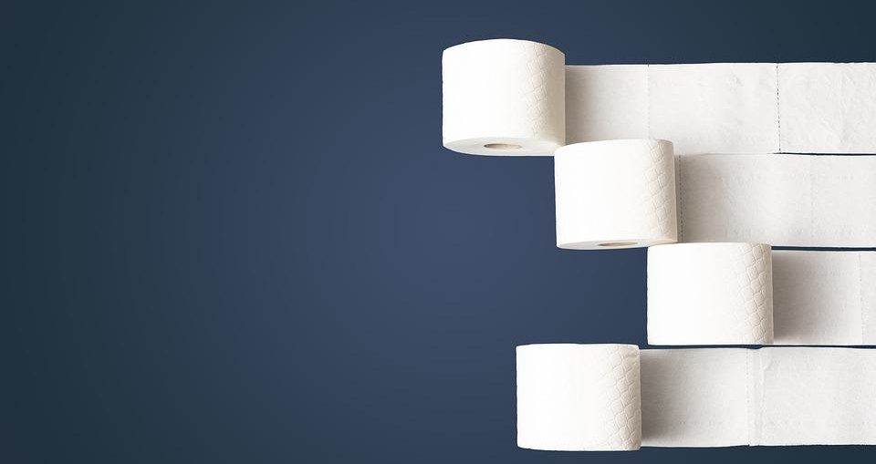 4 rolls of toilet paper