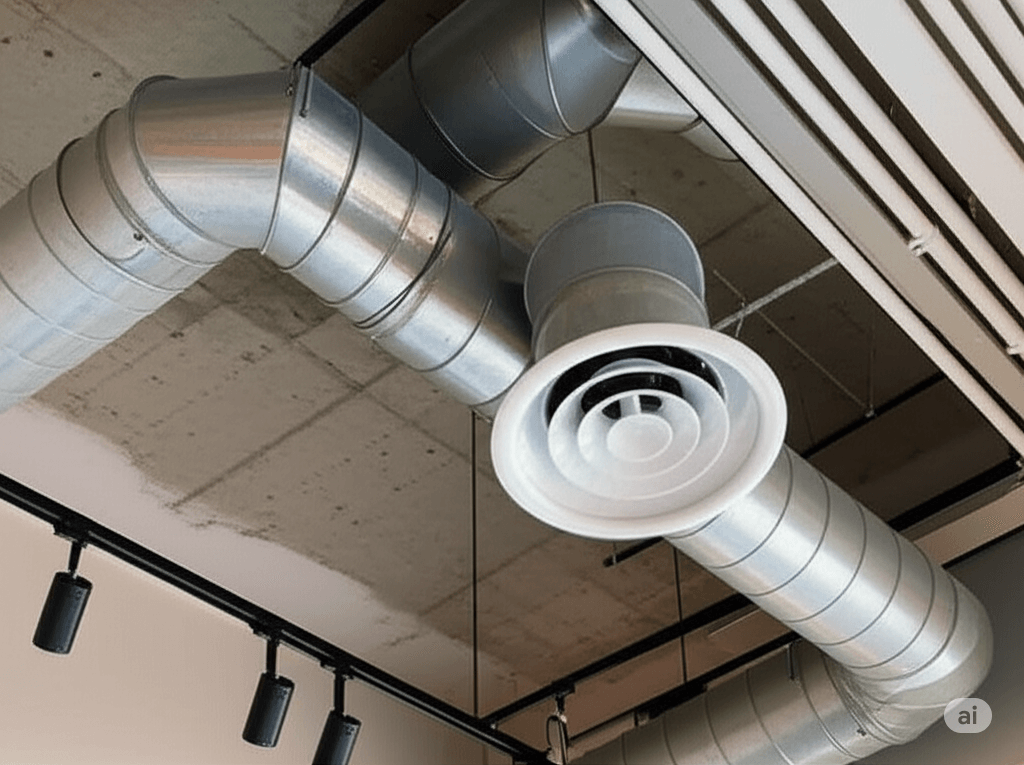 A properly sealed and installed ductwork. Image by Gemini