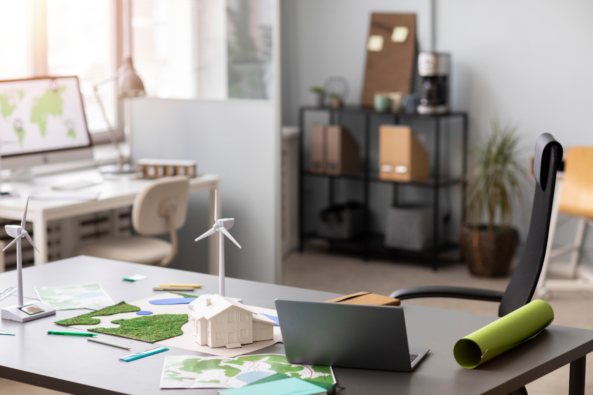 Office alternative energy source.Image by freepik