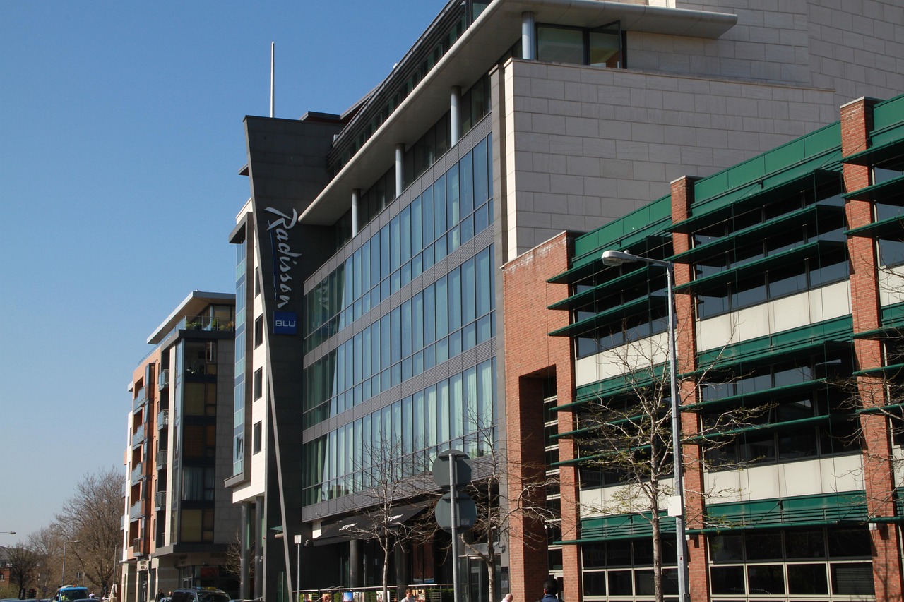 Apartment building rendering. Image by Pixabay