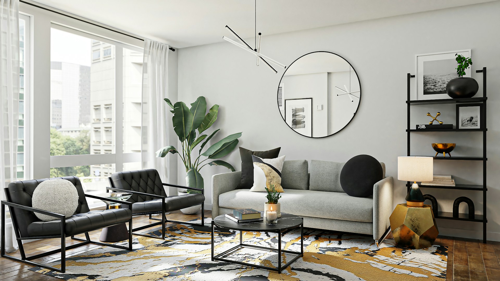 Gray sofa in a livingroom. Image by Pexels