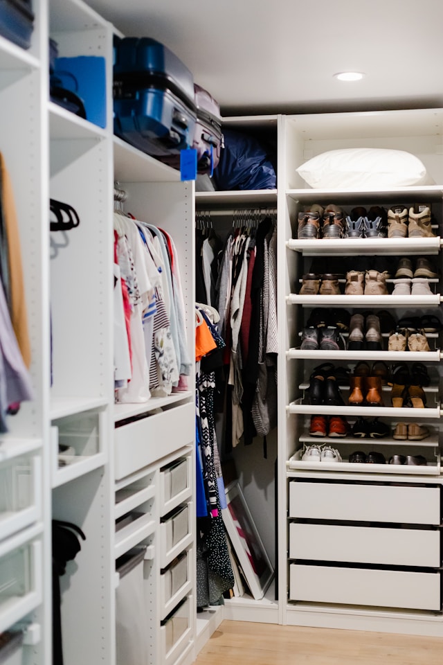 Organized closet. Image by Unsplash