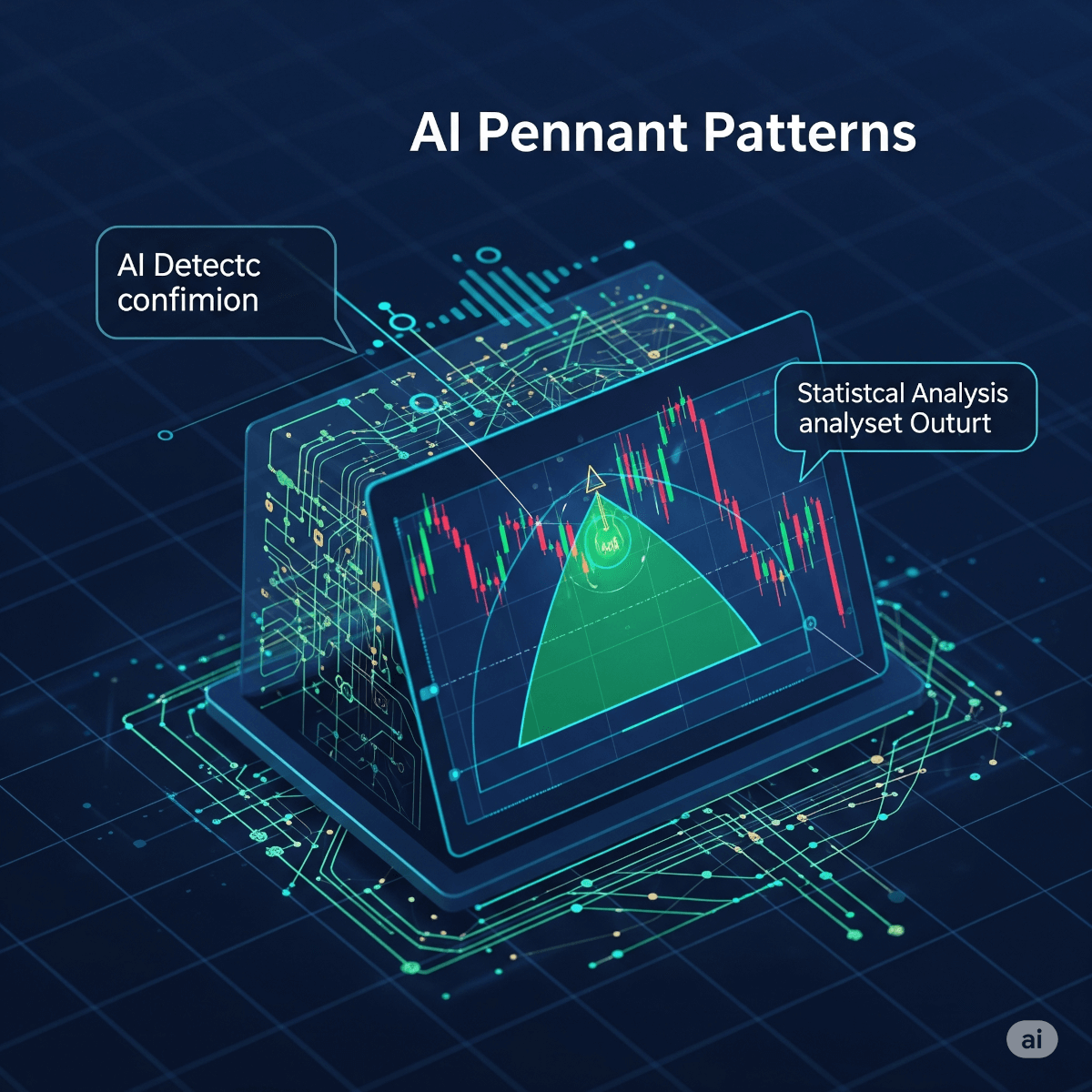 AI Pennant Patterns. Image by Gemini