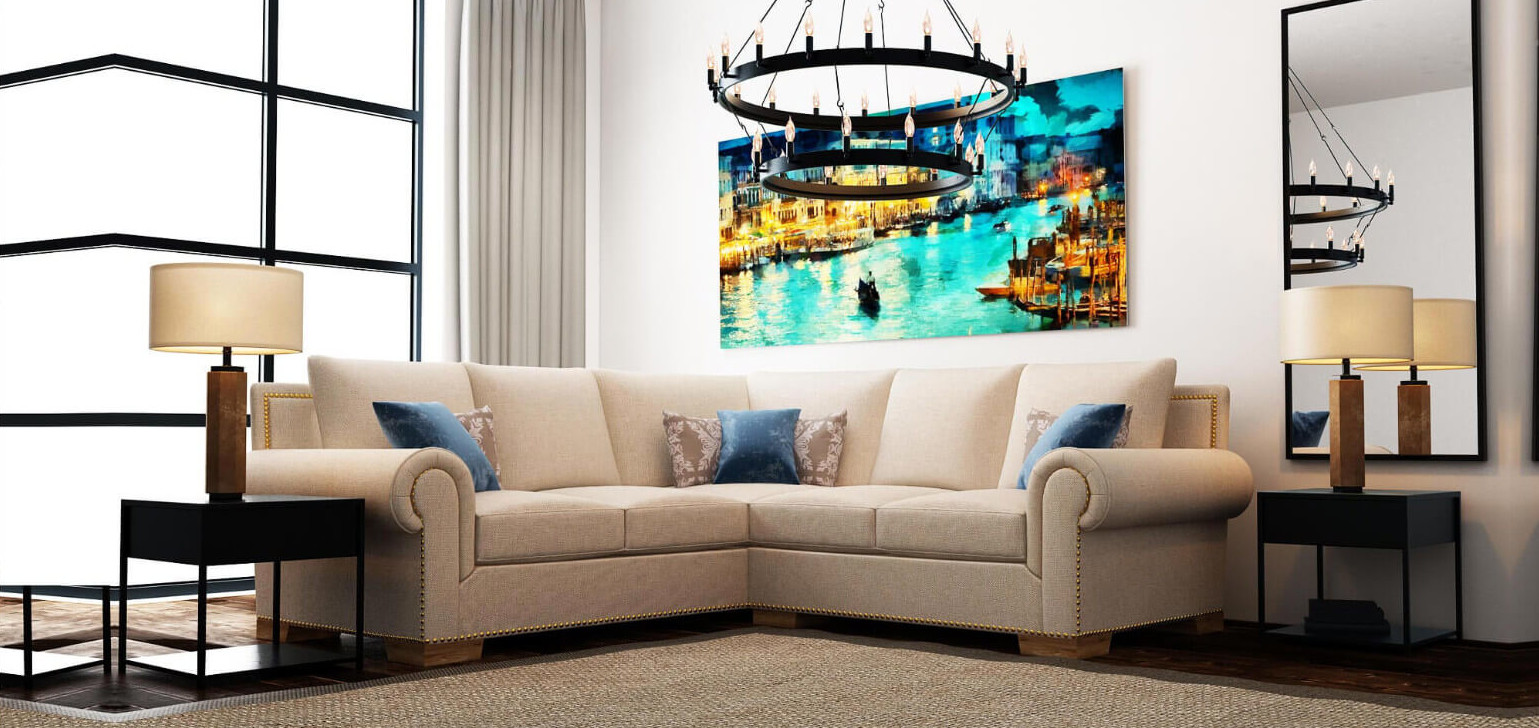 Livingroom wotha sofa. Image by drreamsofa.com