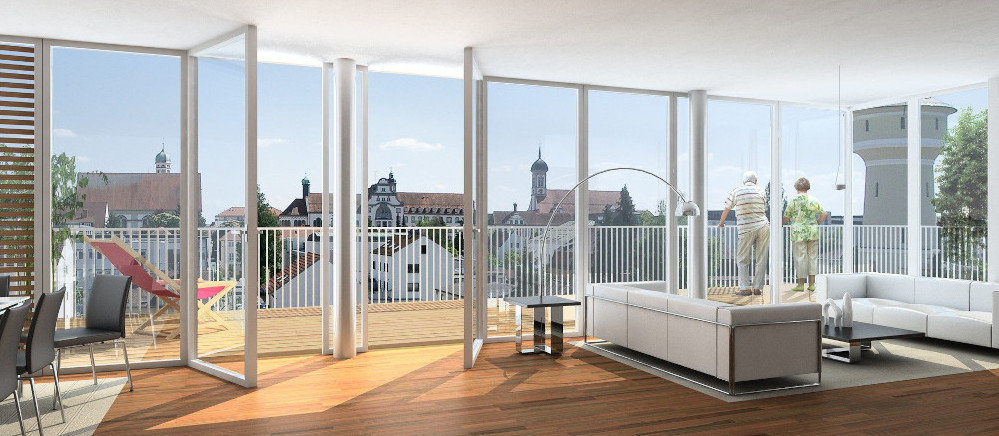 Livingroom, balcony - How to Increase Leads for Your Apartment Rental Website. Credit: Pixabay