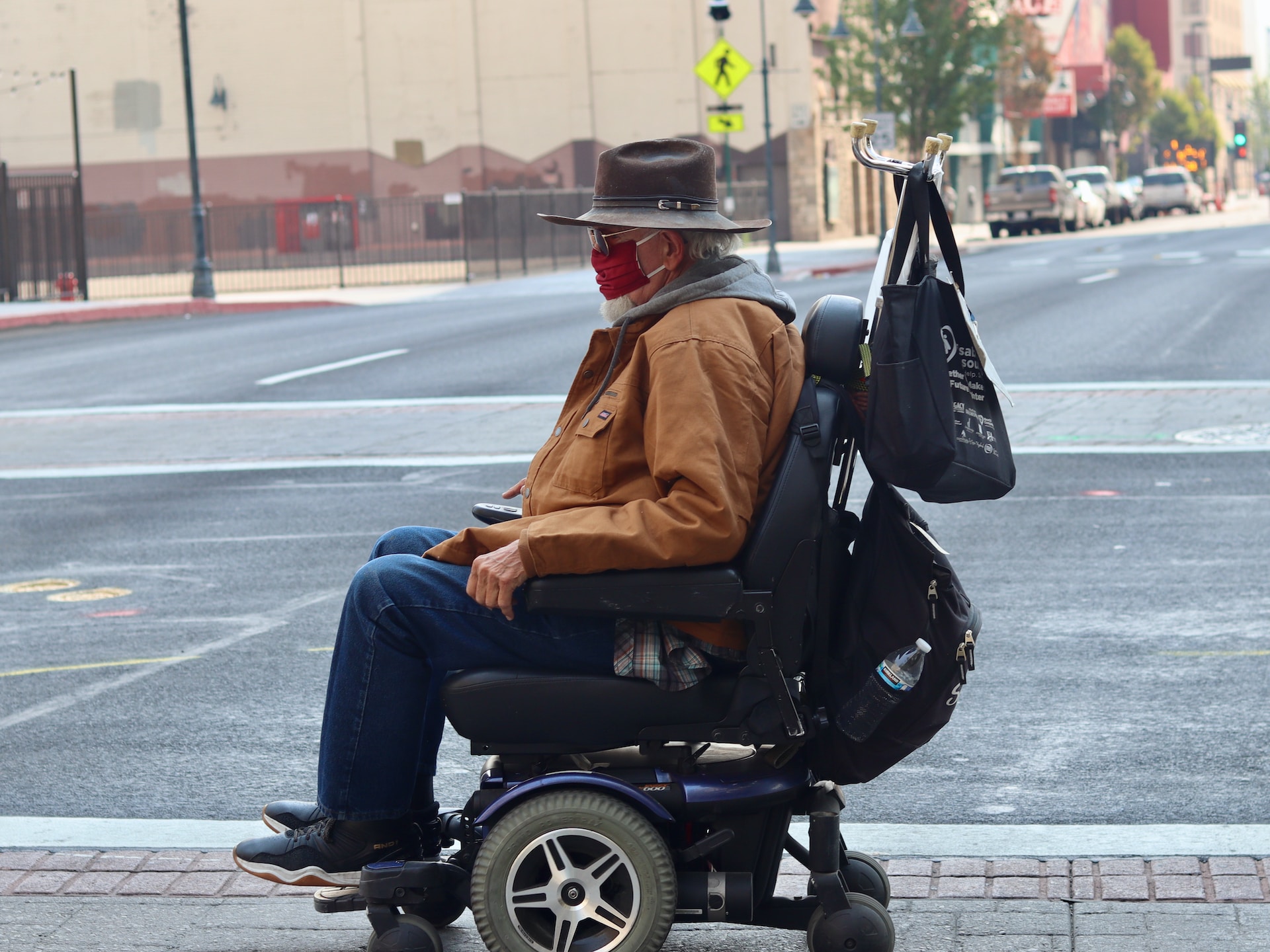 person in wheelchair
