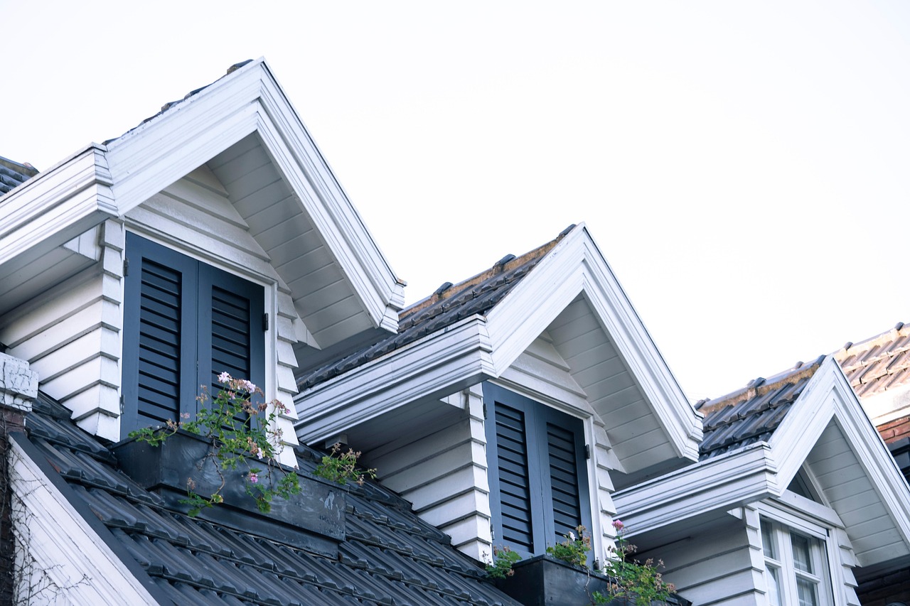 House roof tops, dormers. Image by Pixabay