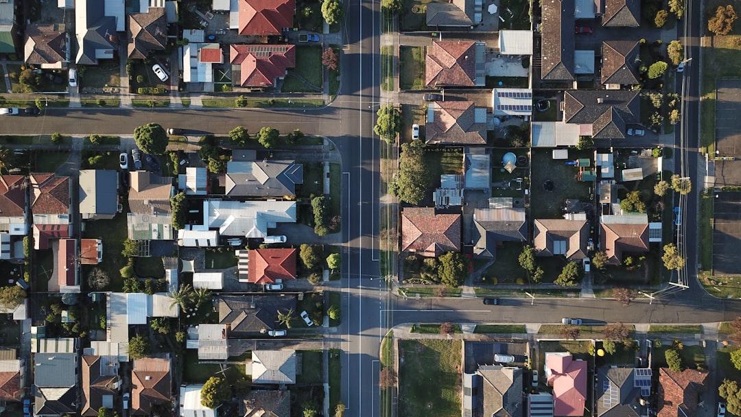 Arial view of housing. Image by Unsplash