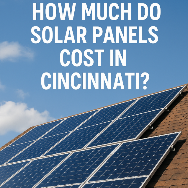 Person in yellow vest standing surrounded by solar panels. Image by Pixabay